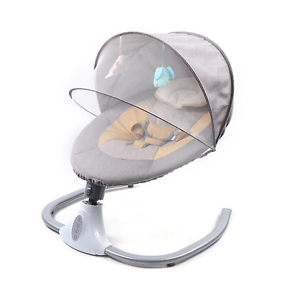Foldable Baby Bouncer USB Bluetooth Music Baby Swing Bouncer Baby Rocking Chair $73.32
