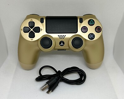 #ad DualShock 4 Wireless Controller 3001818 for Sony PlayStation 4 Gold $33.99
