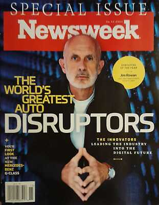 #ad Newsweek Magazine 12 April 2024 The World#x27;S Greatest Auto Disruptors $18.60
