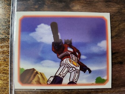 #ad 2003 Cards Inc. Transformers Generation 1 Stickers Optimus Prime #A14 Autobot $3.99