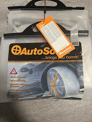 #ad Autosock 685 NEW Soft chain winter traction for any car including Subaru AWD $49.50