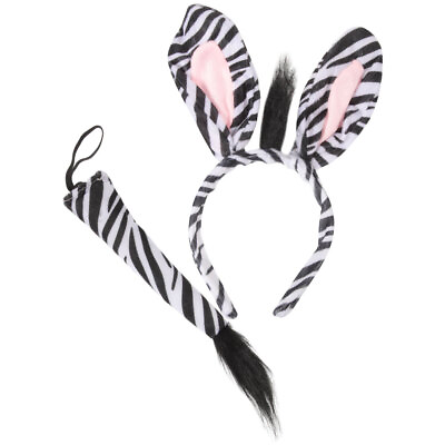 #ad Zebra Costume Set for Adults Halloween Party $10.38