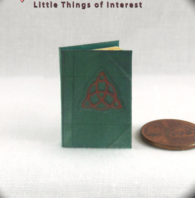 #ad CHARMED BOOK OF SHADOWS 1:12 Scale Miniature Illustrated Magic Spell Book $9.35