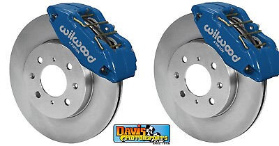 #ad WILWOOD BRAKE KITFRONT REPLACEMENTCivic Integra Blue Calipers10.32quot; Rotors $652.49