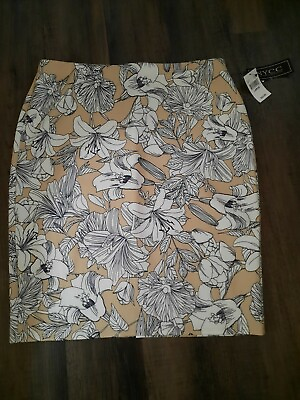 #ad New York Clothing CO. NYCC Women#x27;s Floral Skirt Size L $19.88