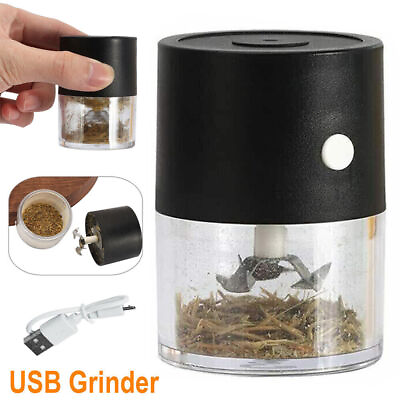 #ad Electric Auto Grinder for Herb amp; Garlic Grinding Rchargeable in USB Black $7.59