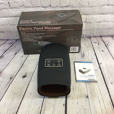 #ad SereneLife SLHNDMSG85 Black Multifunctional Electric Compression Hand Massager $48.89
