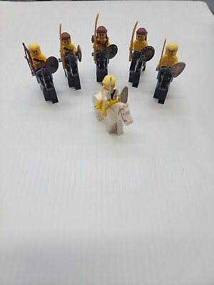 #ad Lego Lord Of The Rings Elves Lot Of 6 On Horseback W Weapons And Shields. $48.00