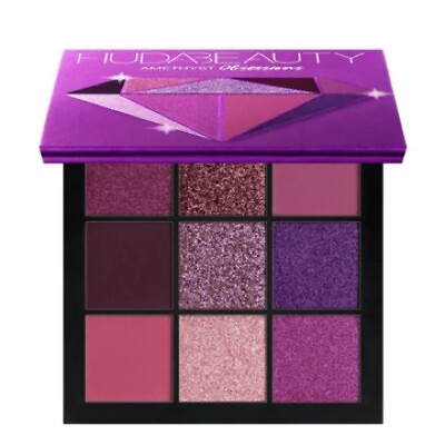 #ad HUDA BEAUTY Amethyst Obsessions Eyeshadow Palette Purple Shadow NEW $19.99
