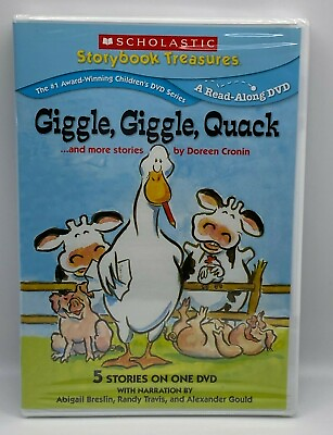 #ad Read Along Educational Video Giggle Giggle Quack 5 Stories on DVD Disc $8.99