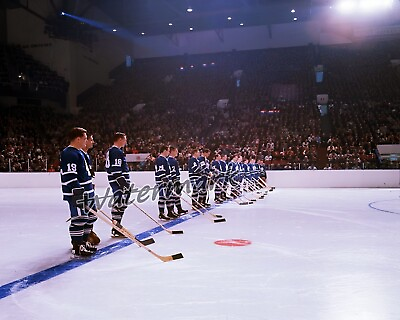 #ad NHL 1960#x27;s Toronto Maple Leafs National Anthem Maple Leaf Gardens 8 X 10 Photo $5.99