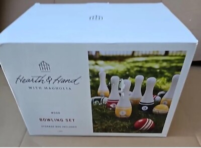 #ad Lawn Bowling Set 12pc Hearth amp; Hand with Magnolia $29.99