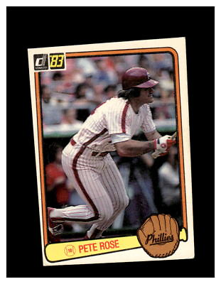 #ad Philadelphia Phillies Pete Rose Donruss Baseball Excellent $3.00