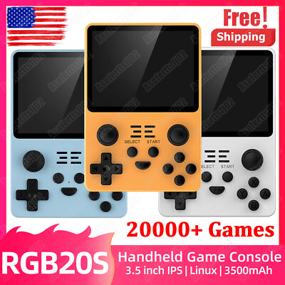 #ad Powkiddy RGB20S Handheld Game Console LCD HD 3.5#x27;#x27; Retro Game Toy 20000 Games $75.80