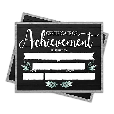 #ad Farmhouse Classroom Certificate of Achievement 25 Pcs Award Certificates Cert... $11.40