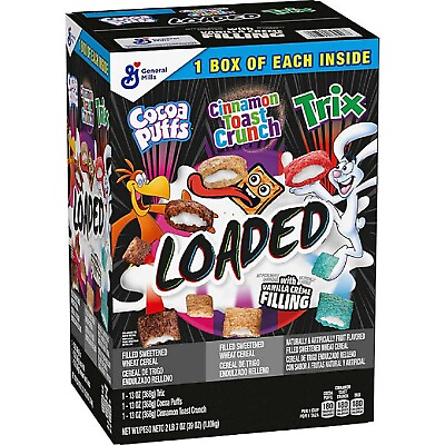 #ad General Mills Loaded Cereal Variety Pack 39 oz. $20.93