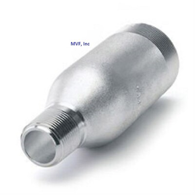 #ad 4quot; X 3quot; Male NPT S 80 XH Concentric Swage Nipple Zinc Plated WPB SWG1131121 $75.84