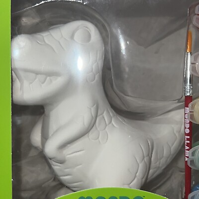 #ad Ceramic Dinosaur Paint Kit Art Craft Birthday Party Christmas Hanukkah Gift New $19.96