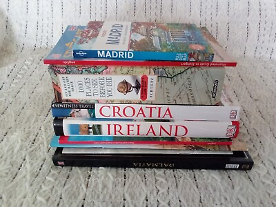 #ad European Travel Lot of 9 Books England Spain Croatia Germany Ireland Dalmatia $12.95