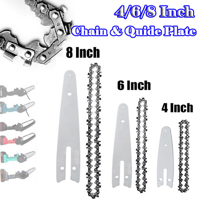 #ad 4 6 8quot; Chainsaw Chain Blade Guide Parts Replacement 1 4quot; Parts Tool 0.043 Gauge $12.29
