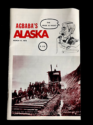 #ad Agbaba’s Alaska 1973 Bi Monthly Booklet Magazine Local Events amp; Articles Ads $7.99