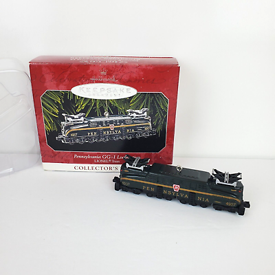 #ad Vintage Hallmark 1998 Lionel Pennsylvania GG 1 Locomotive Ornament #3 in series $11.69