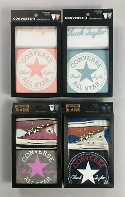 #ad Baby Infant Converse One Piece 2 Pack Box Set Size 0 6 Months $15.99