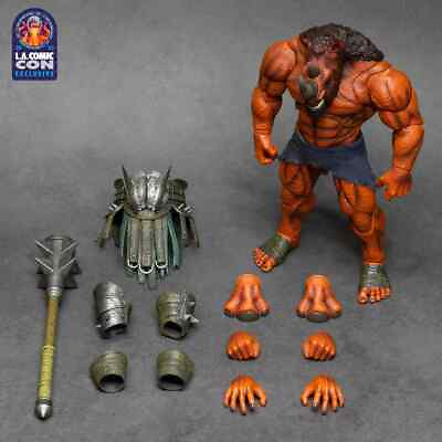 #ad Xesray Big Horn Red Rhino 9quot; inch Combatants Fight For Glory LACC Exclusive $139.95
