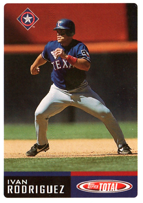 #ad Ivan Rodriguez C Topps Total Rangers 2002 #389 $1.28