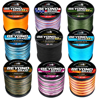 #ad Beyond Braid Braided Fishing Line Abrasion Resistant No Stretch Strong $29.95
