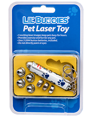 #ad Lil#x27; Buddies Pet Laser Toy For Cats and Dogs 5 Different heads $10.50