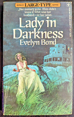 #ad Lady in Darkness Evelyn Bond 1974 Vintage Gothic Romance Horror Paperback Book $13.49