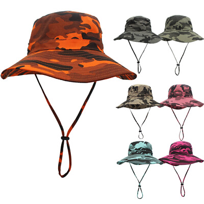 #ad Women Beach Sun UV Protection Caps Wide Brim Fishing Foldable Cotton Hats Summer $18.99