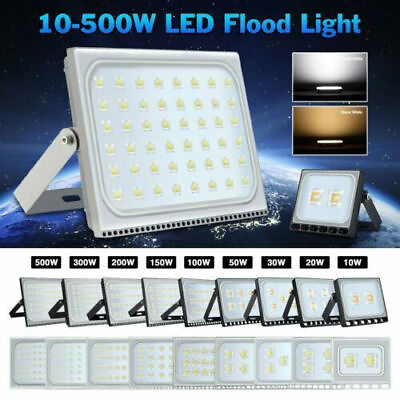 #ad 500W 300W 200W 150W 100W 50W 30W 20W 10W LED Flood Light Outdoor Lamp Spotlight $6.99