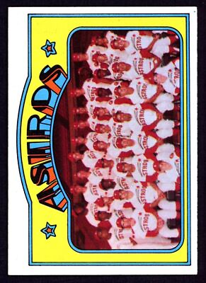 #ad 1972 Topps #282 Houston Astros Team NM ID097 $4.99