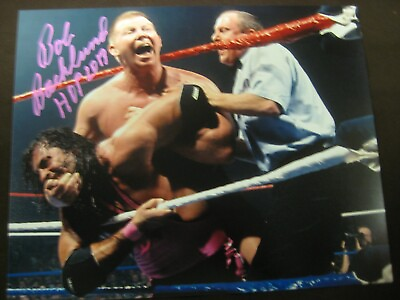 #ad WRESTLING HALL OF FAMER LAST WWF CHAMP BOB BACKLUND AUTOGRAPHED PHOTO W COA $19.99
