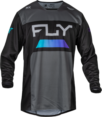 #ad NEW FLY RACING KINETIC RELOAD JERSEY CHARCOAL BLACK BLUE IRIDIUM XX LARGE $39.95