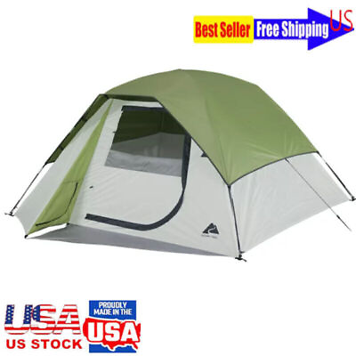#ad 4 Person Clip amp; Camp Dome Tent Outdoor Cabin Waterproof Family Tent Shelter NEW $37.97