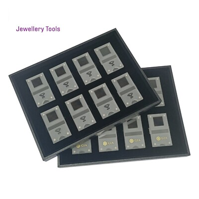 #ad Diamond Storage Gemstone Display Box Tray Acrylic Gem Jewelry Organizer Case $149.99