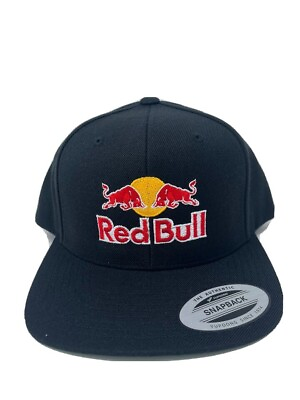 #ad Redbull Red Bull Logo Black Snapback Hat Cap $32.00
