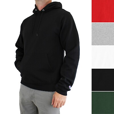 #ad Champion Men#x27;s Hoodie Eco Authentic Pullover Sweatshirt Double Dry S700 $21.99