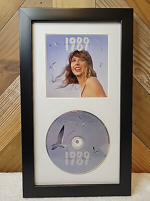 #ad Framed 1989 Taylor#x27;s Version by Taylor Swift Vinyl Crystal Skies Blue Edition $55.00