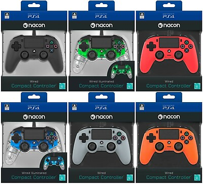 #ad Nacon Playstation PS4 Compact Wired Controller Officially Licensed by Sony GBP 35.99