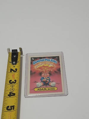 #ad 1985 Garbage Pail Kids Series 1 Adam Bomb 8a Cheaters License EX High Grade READ $219.95