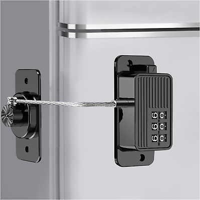 #ad Refrigerator Lock Child Safety Cabinet Lock Drawer Mini Fridge Freezer Door Lock $15.99