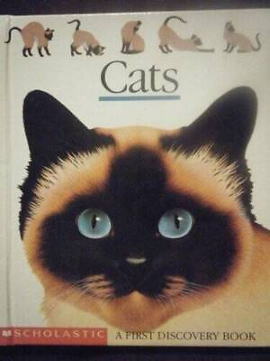 #ad Cats First Discovery Books Hardcover By Bourgoing Pascale De GOOD $4.44