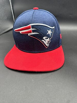 #ad New Era New England Patriots 9Fifty Style Snapback Hat Red White and Blue $14.99