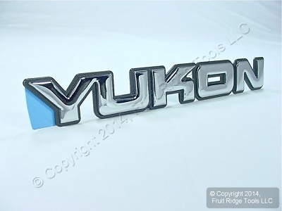 #ad GM OEM Chrome 00 06 YUKON Door Liftgate Emblem Nameplate GMC Yukon Denali XL $4.99