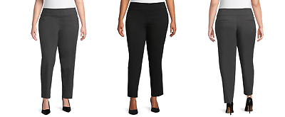 Terra amp; Sky Women#x27;s Plus Size Straight Millennium Pull On Pant $16.99