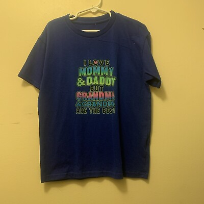 #ad kids graphic Funny Grandchild Shirt Rare Find Youth Size Small $10.00
